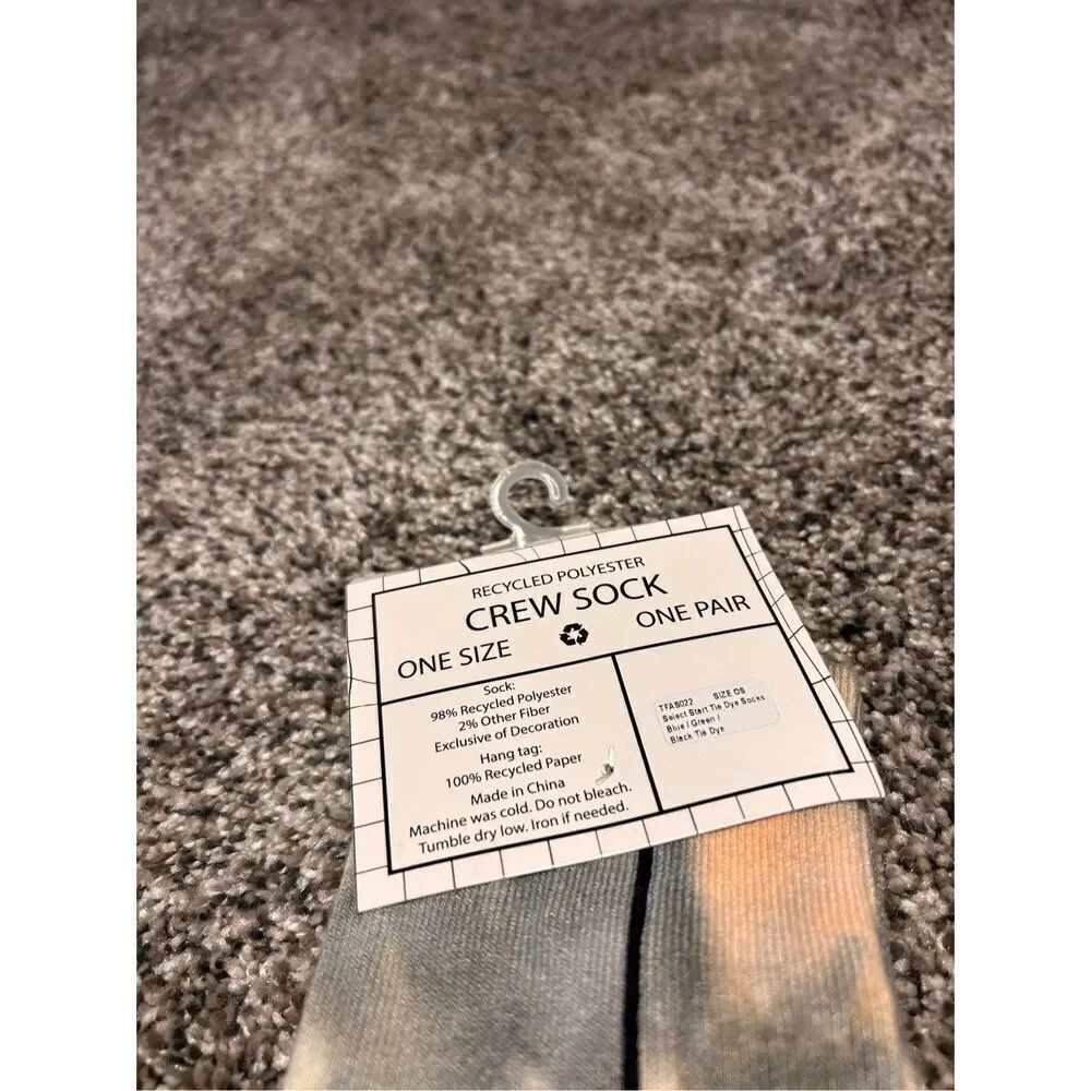 ‼️Sale‼️ Select Start tie dye crew socks C20-44